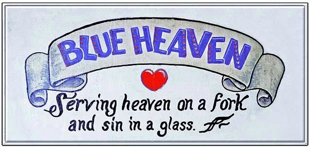 HEAVEN ON FORK SIN IN A GLASS * 5'' x 11'' 10318