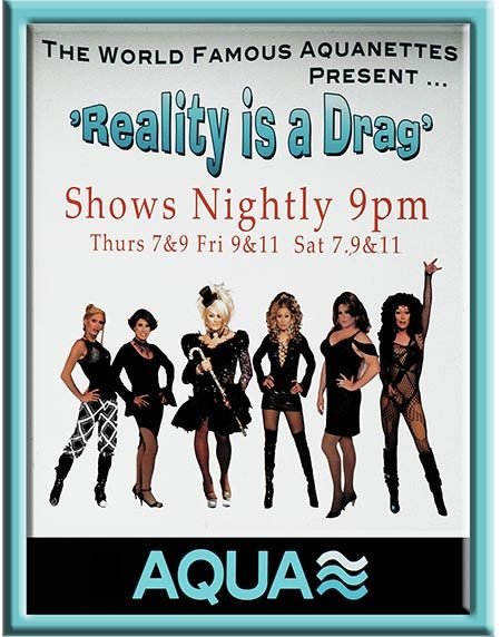 Aqua Reality Is A Drag 8 X 11