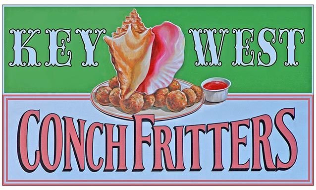 KEY WEST CONCH FRITTERS * 5'' x 11'' 10394