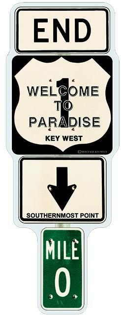 END 1 WELCOME TO PARADISE  * 3'' x 11'' 10468