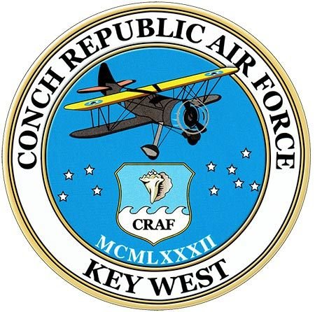 CONCH REPUBLIC AIR FORCE * 8'' x 8'' 10546