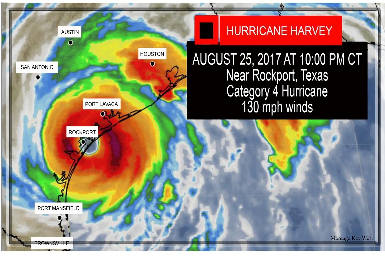 Hurricane Harvey 7" x 11" 10665