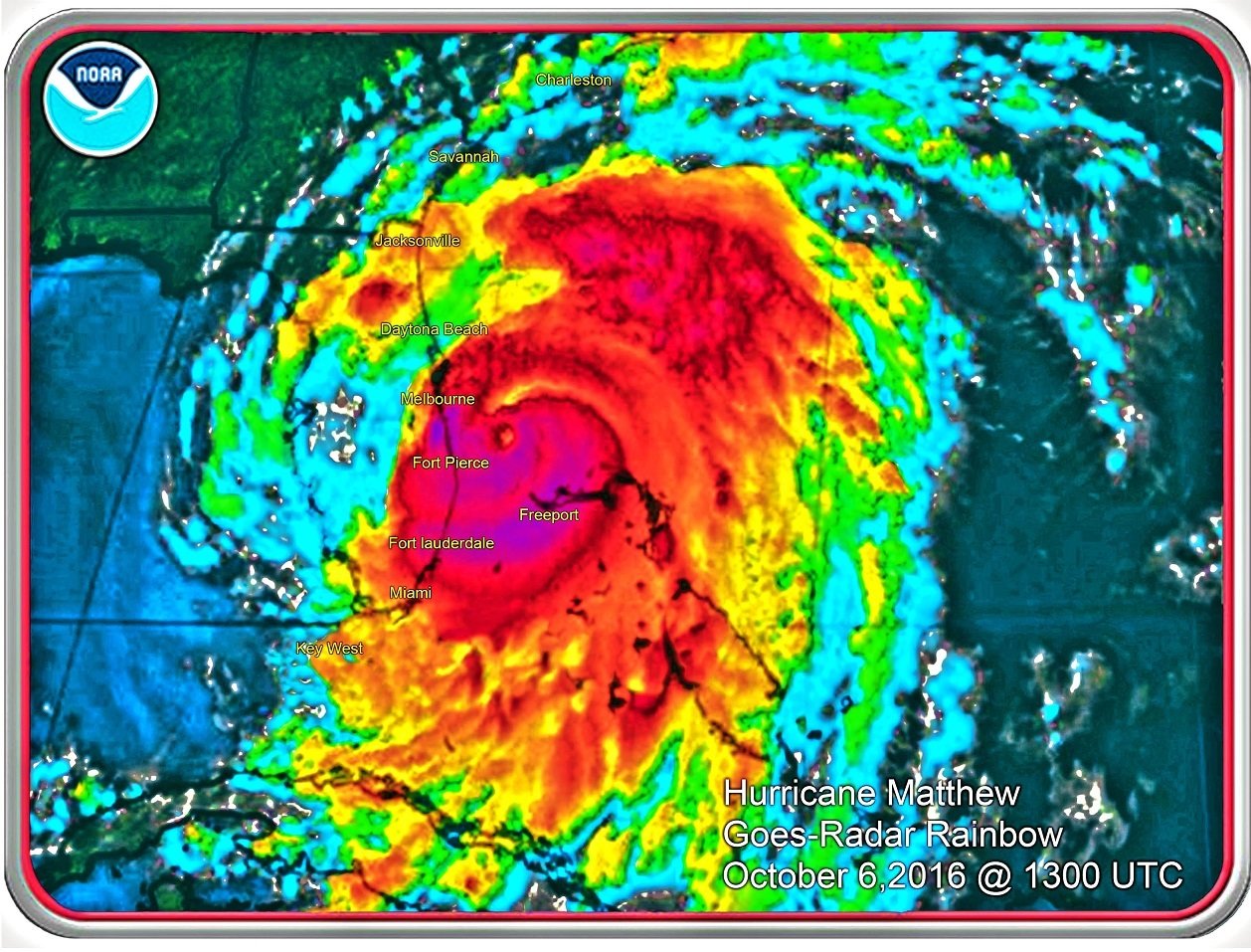 Hurricane Matthew 8" x 11" 10667