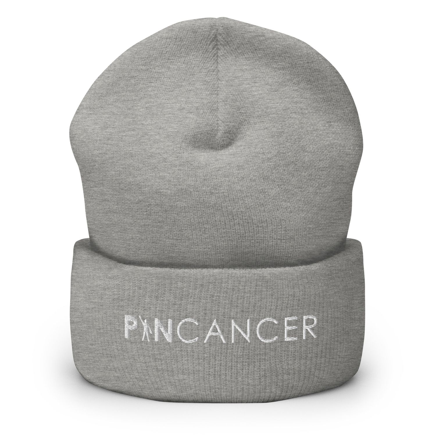 Pin Cancer Cuffed Beanie