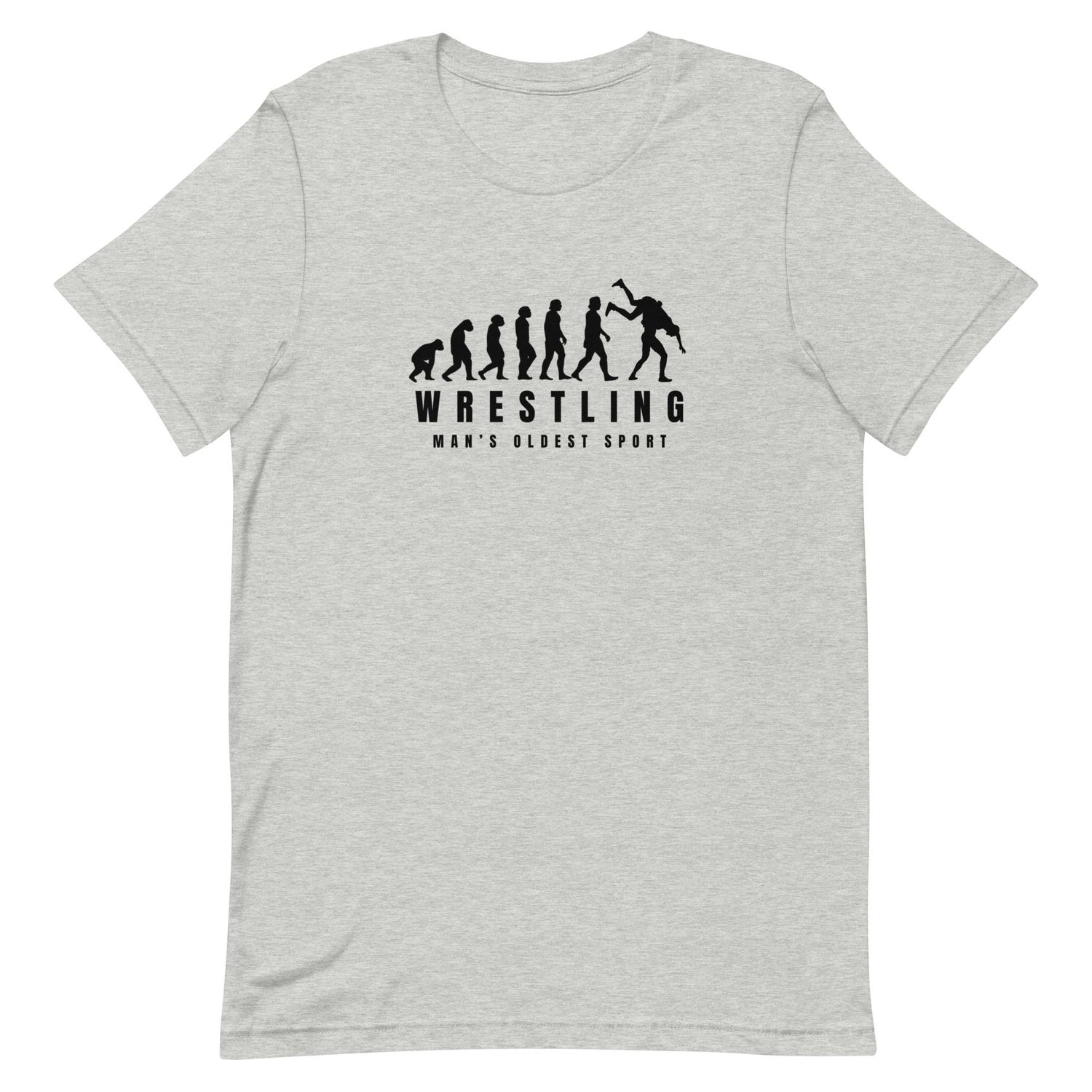 Evolution of Man Wrestling T-Shirt