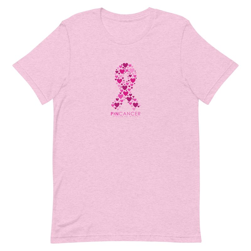 Breast Cancer Awareness Heart T-Shirt