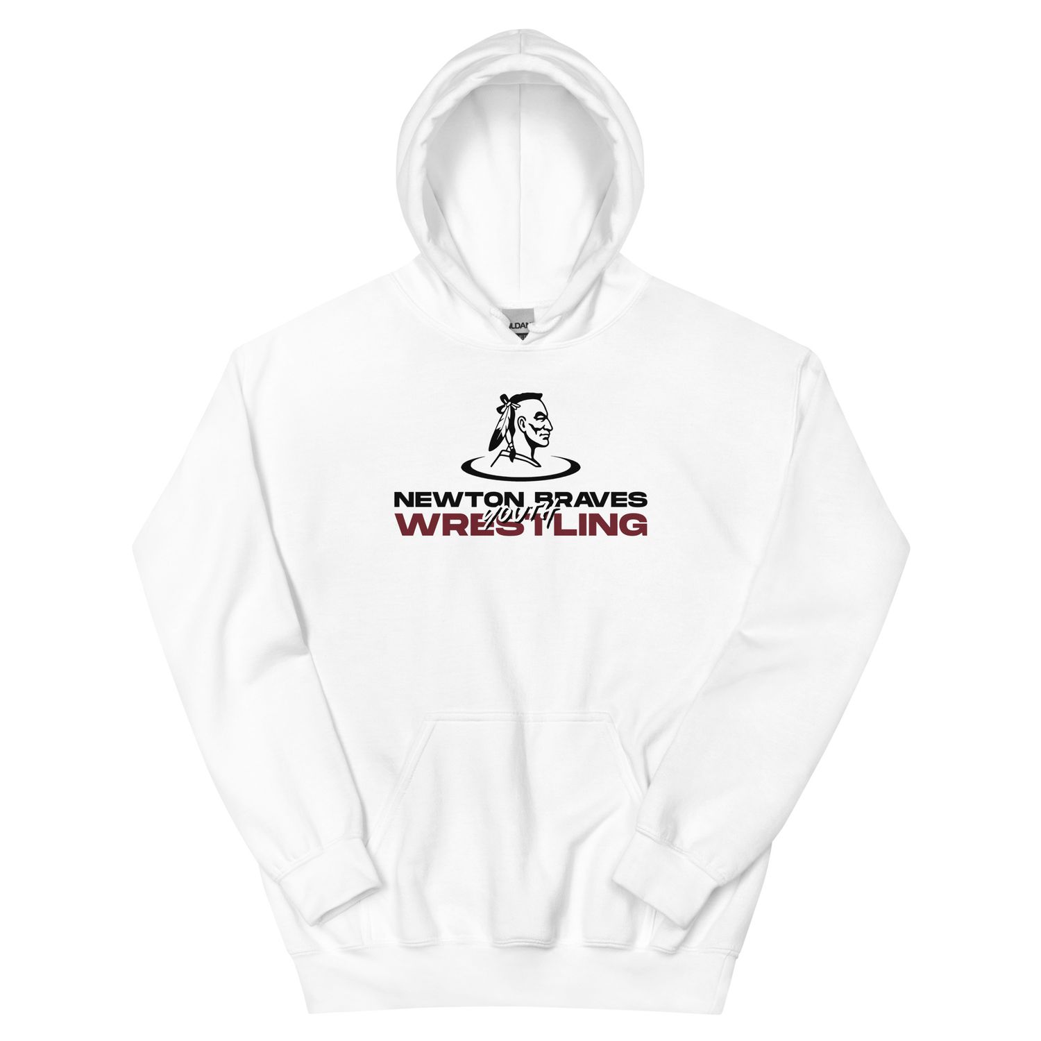 Newton Braves Youth Wrestling Hoodie (Adult)