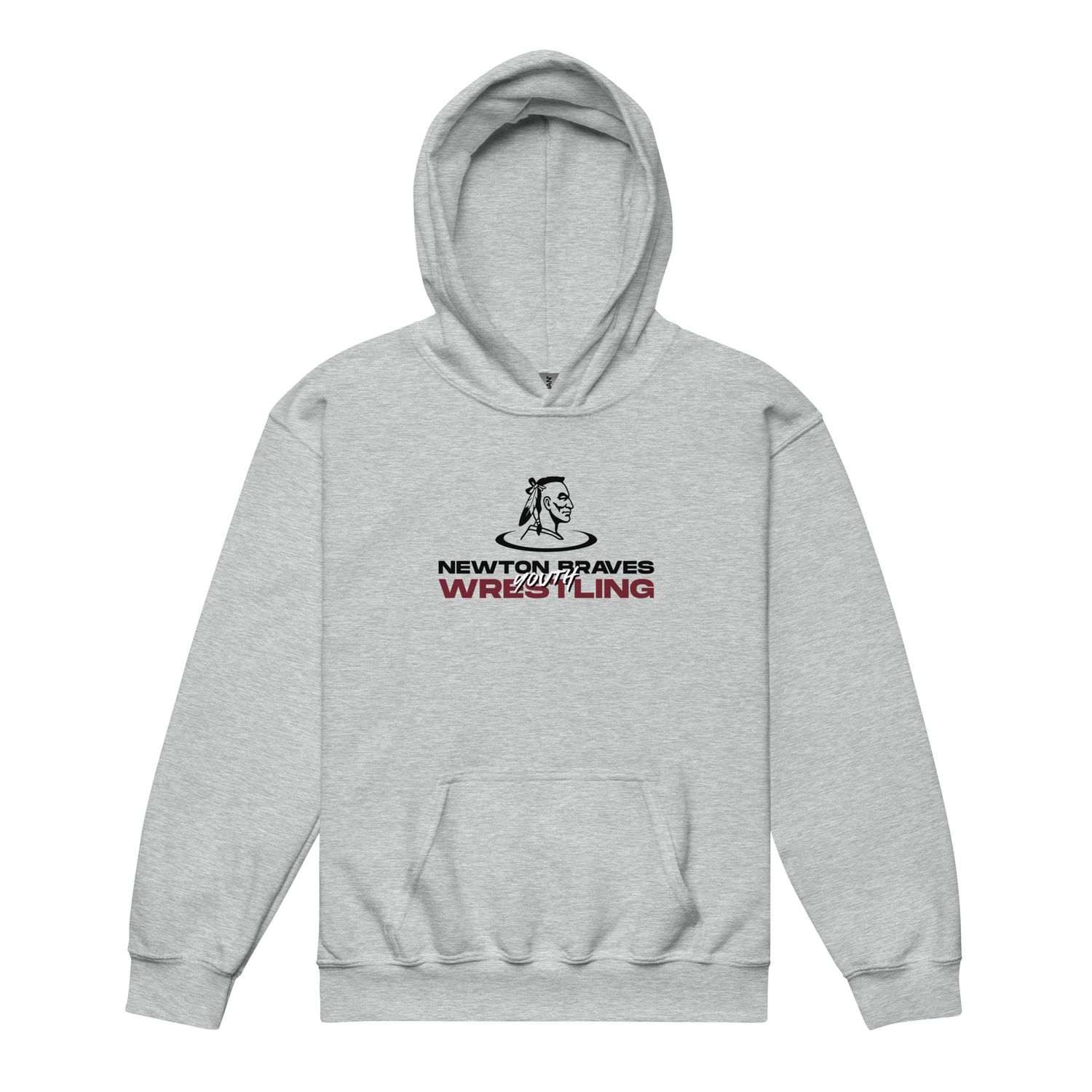 Newton Braves Youth Wrestling Hoodie (Youth)