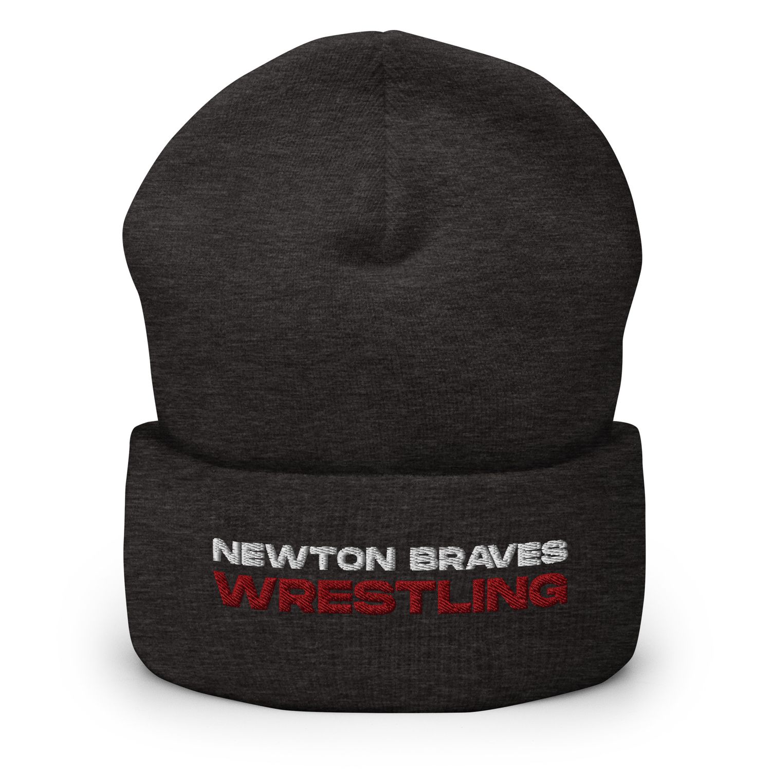 Newton Braves Wrestling Cuffed Beanie