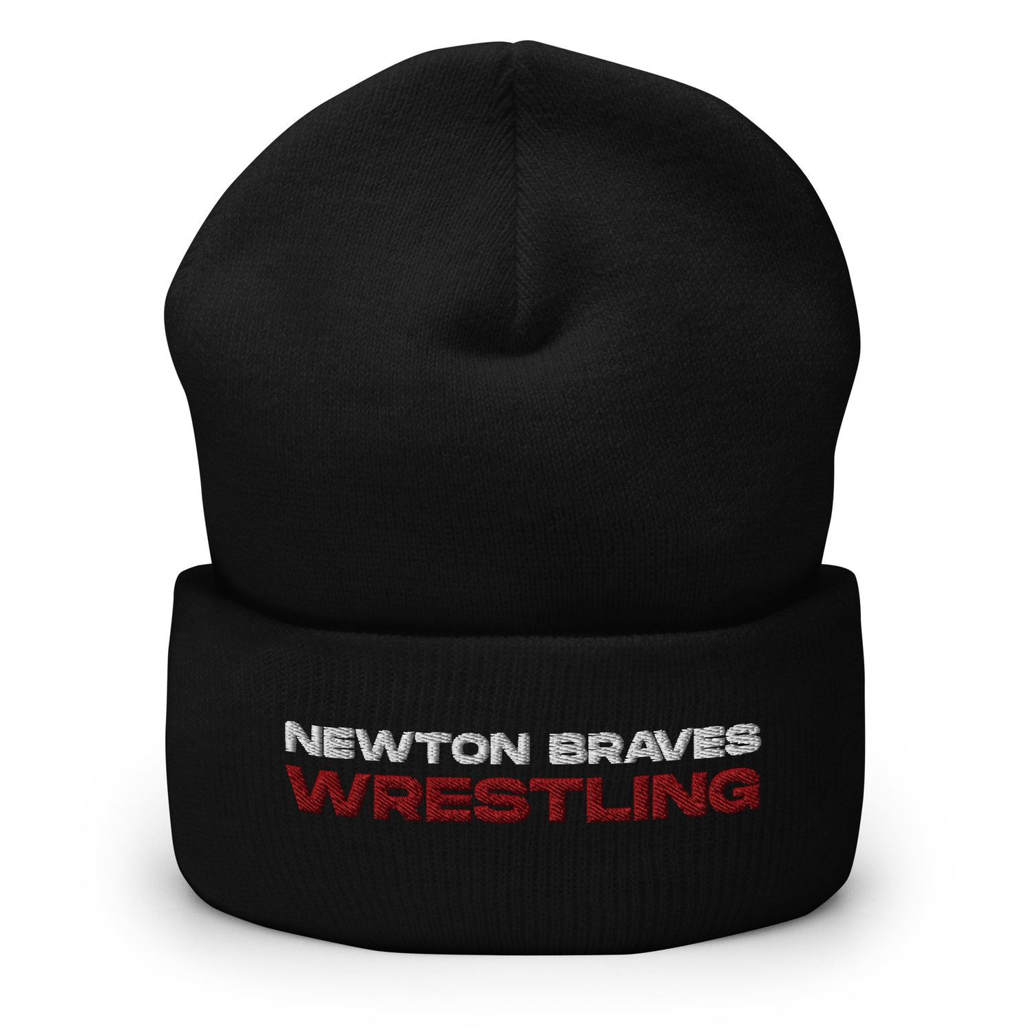 Newton Braves Wrestling Cuffed Beanie