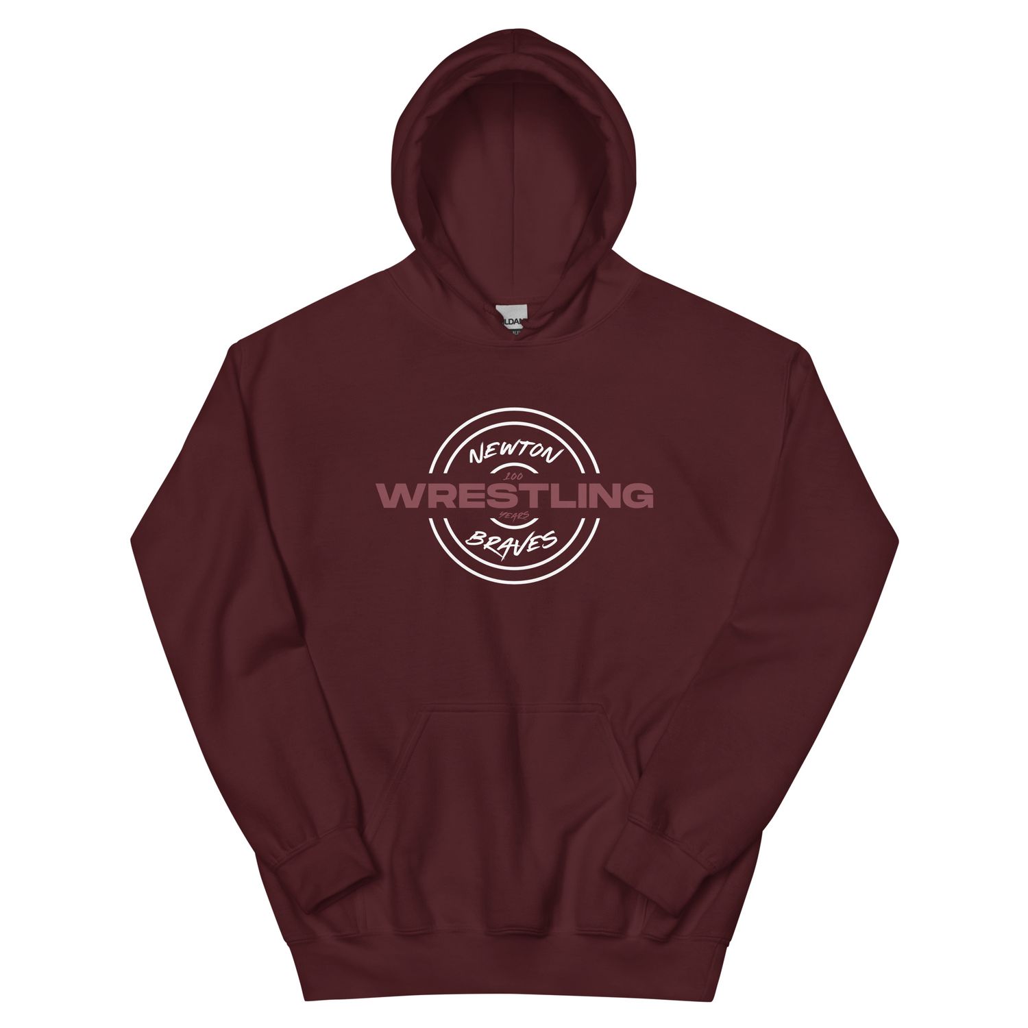 Newton Braves Wrestling 100 Years Hoodie