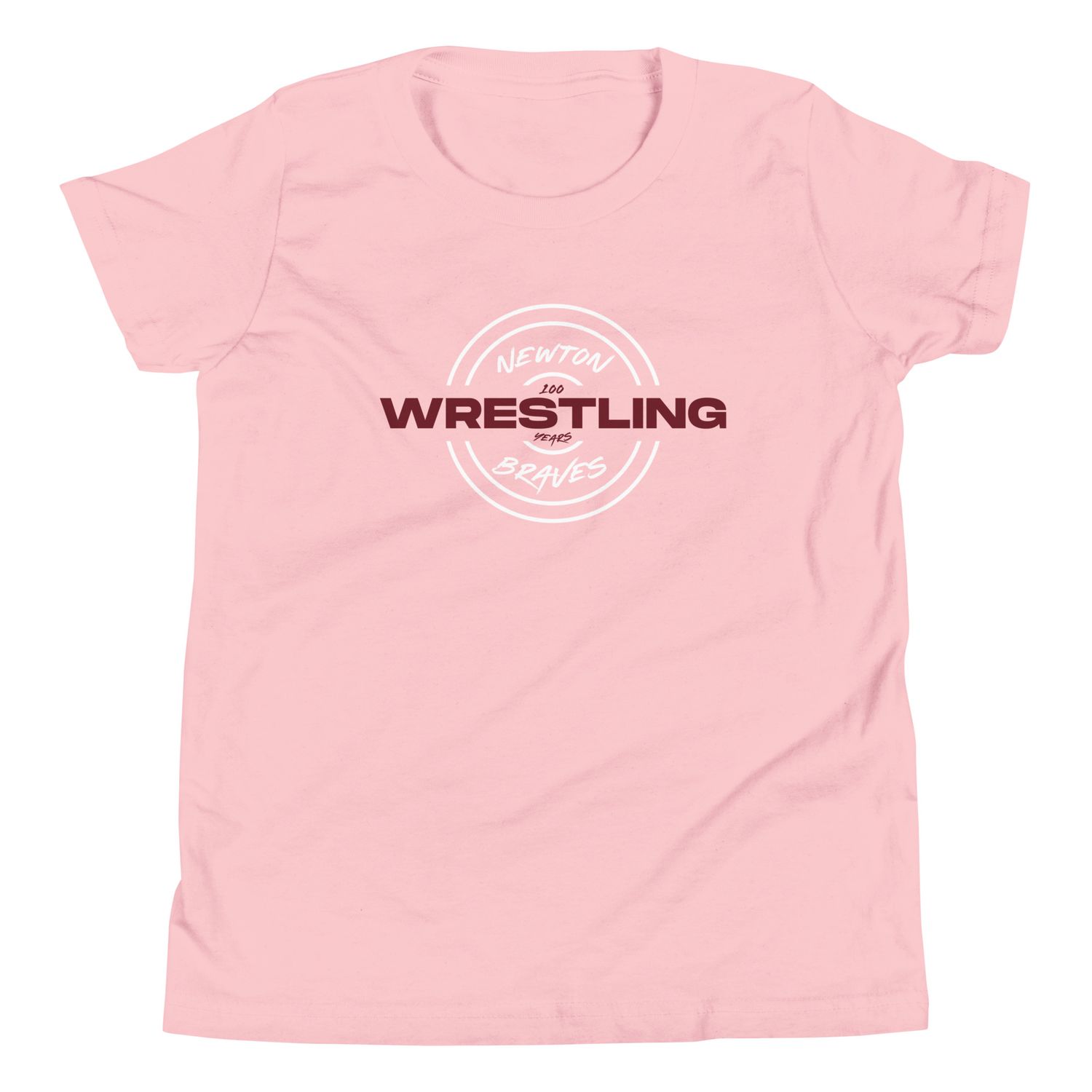 Newton Braves Wrestling 100 Years T-Shirt (Youth)