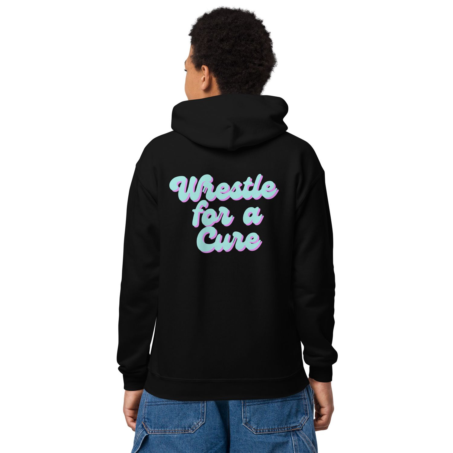 Pin Cancer - Wrestle for a Cure Hoodie (Youth)