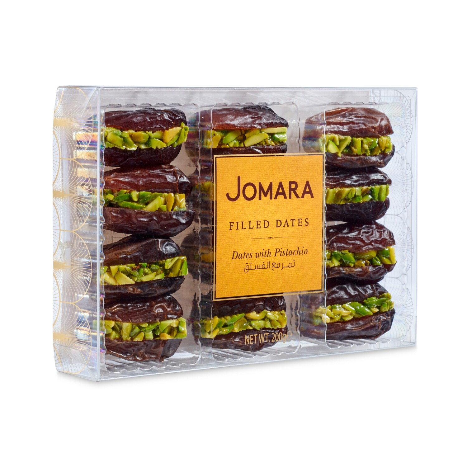 Jomara Wanan Dates w/Pistachio 7.0oz - 12ct Display Case
