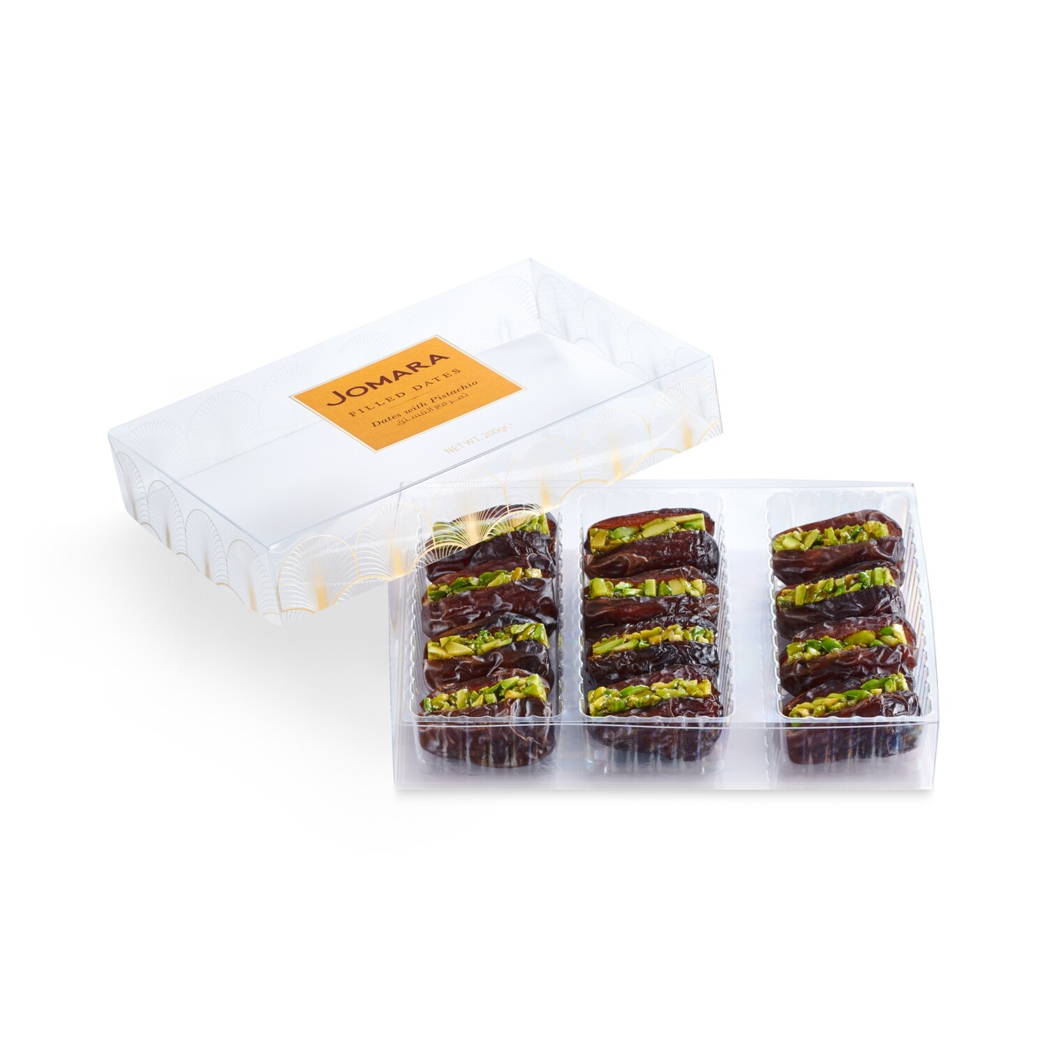 Jomara Wanan Dates w/Pistachio 7.0oz - 12ct Display Case