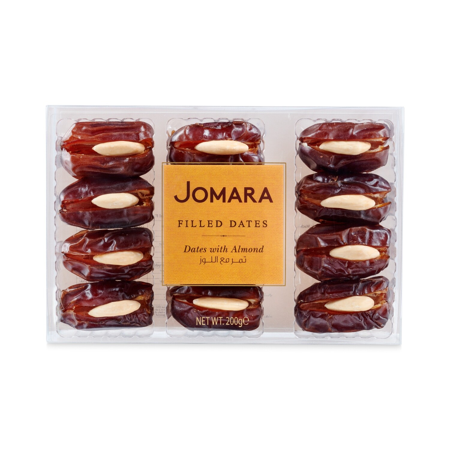 Jomara Wanan Dates w/Almond 7.0oz - 12ct Display Case