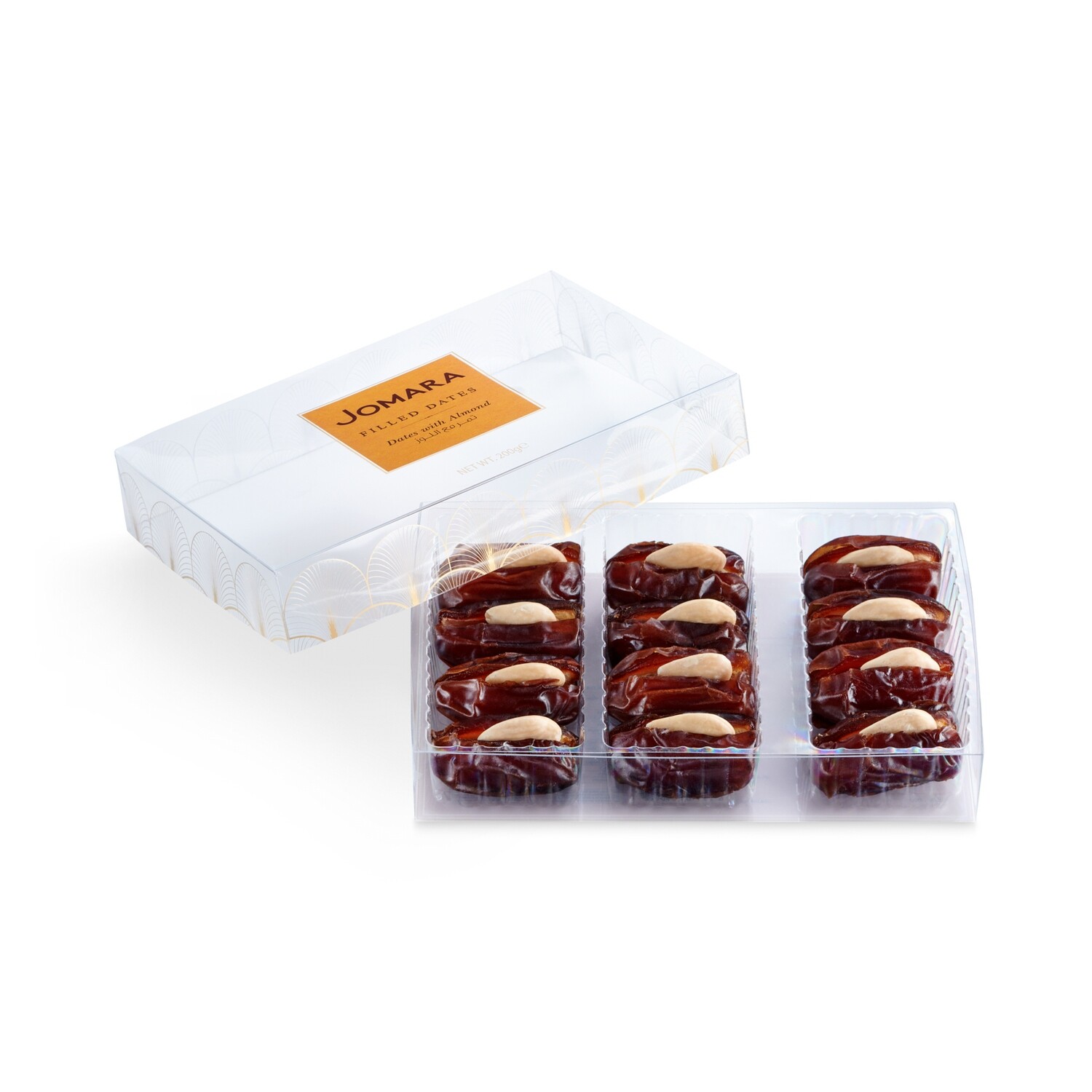 Jomara Wanan Dates w/Almond 7.0oz - 12ct Display Case