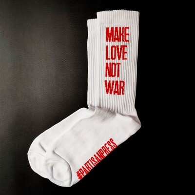 Носки «Make love not war»