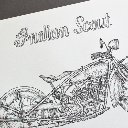 Постер «Indian Scout (Model 101)»