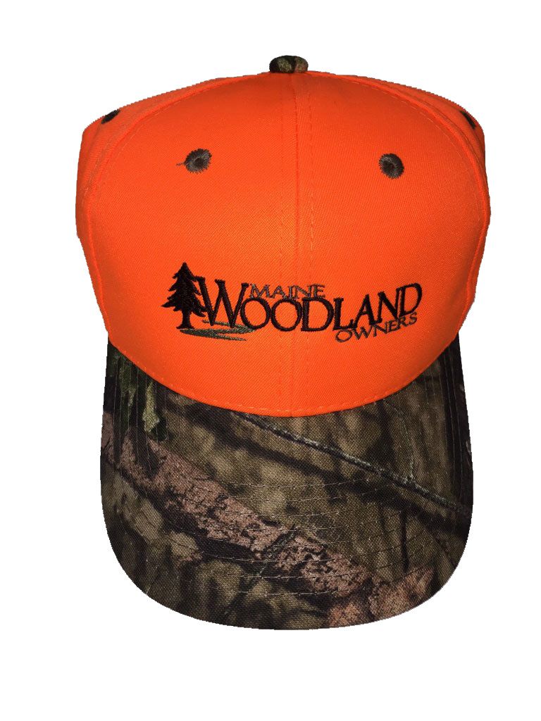Maine Woodland Owners Blaze Orange/Camo Hat