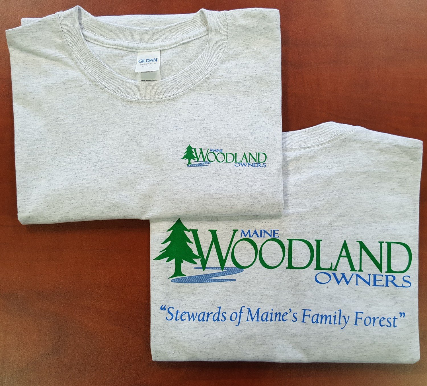 Maine Woodland Owners T-shirt (Ash Gray)