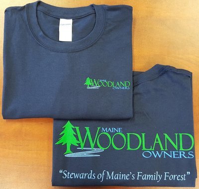 Maine Woodland Owners T-shirt (Navy)