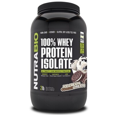 Nutrabio Whey Protein Isolate - Ice Cream Cookie Dream
