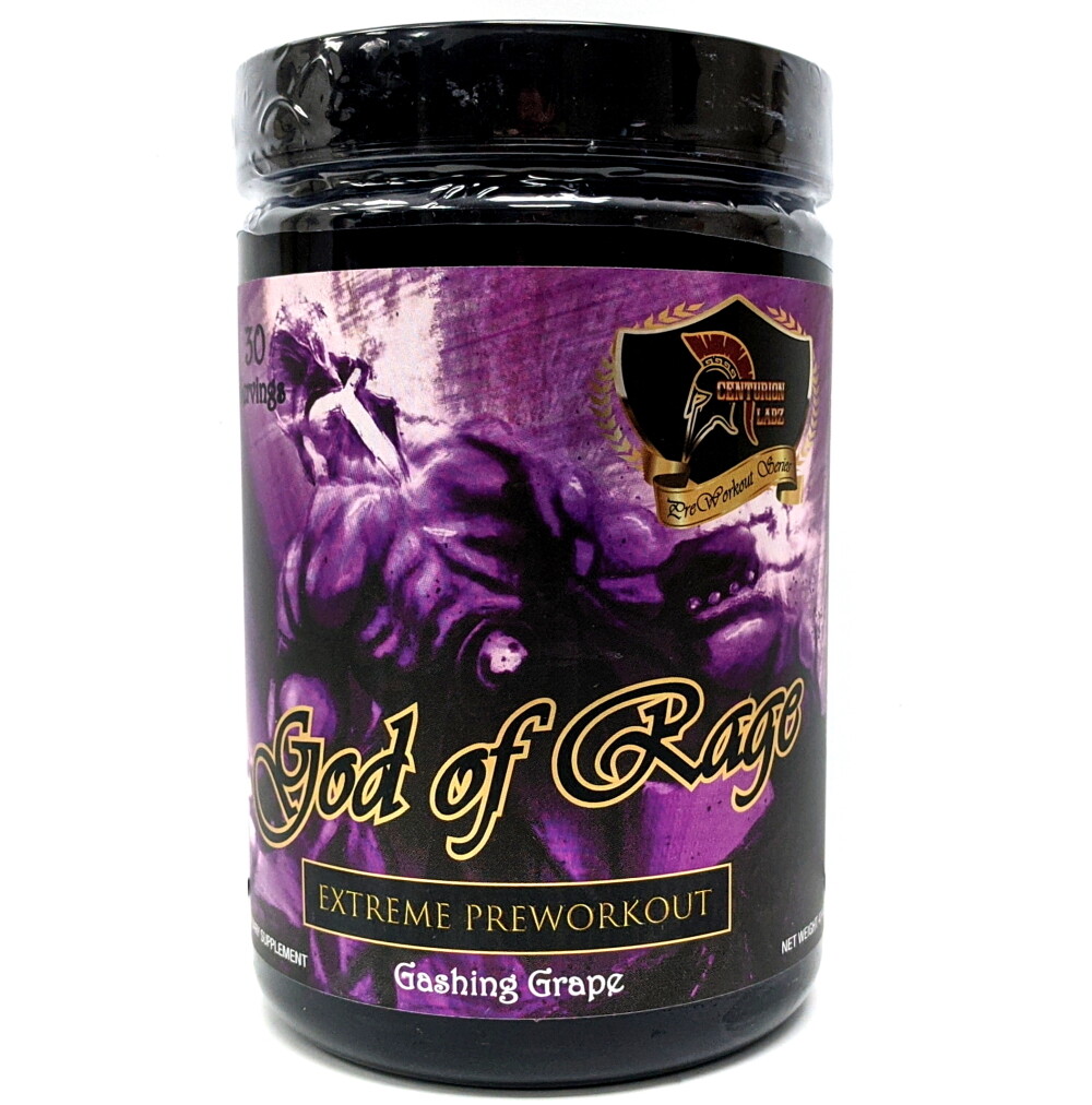 God Of Rage Pre Workout Gashing Grape