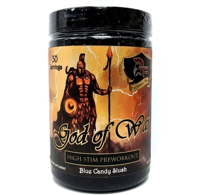 God Of War Pre Workout - Blue Candy Slush