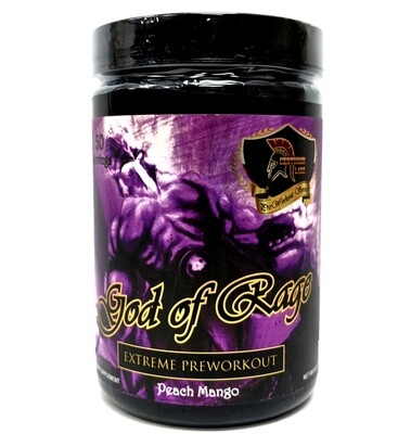 God Of Rage Pre Workout - Peach Mango