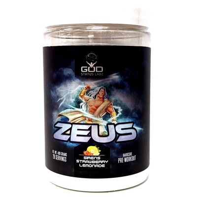 God Status Labz Zeus Pre Workout - Siren's Strawberry Lemonade