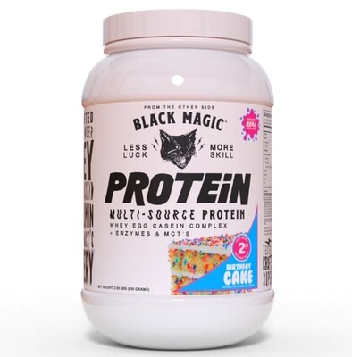 Black Magic Protein - Birthday Cake