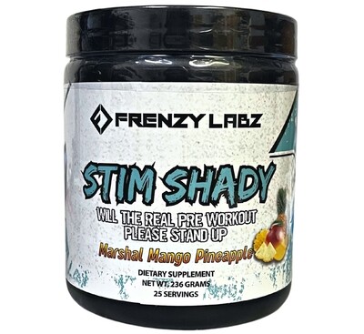 Frenzy Labz Stim Shady Pre Workout - Marshal Mango Pineapple