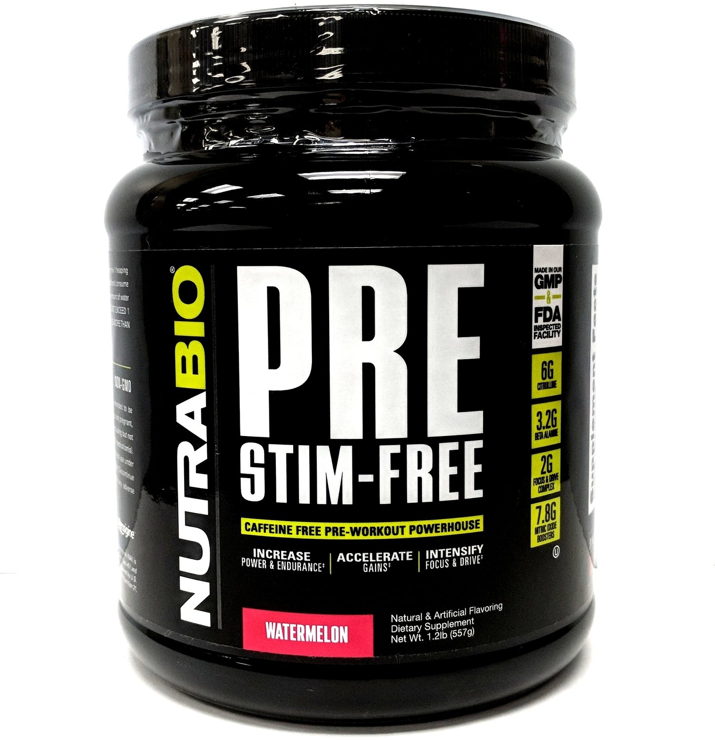 Nutrabio Stim-Free Pre Workout