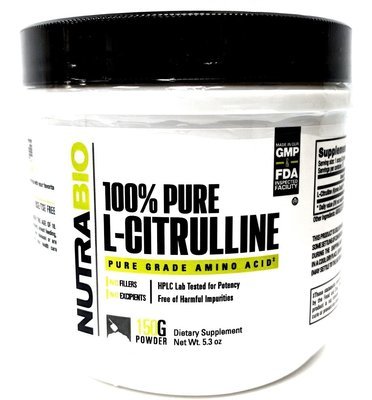 Nutrabio L-Citrulline Powder - 150 Grams