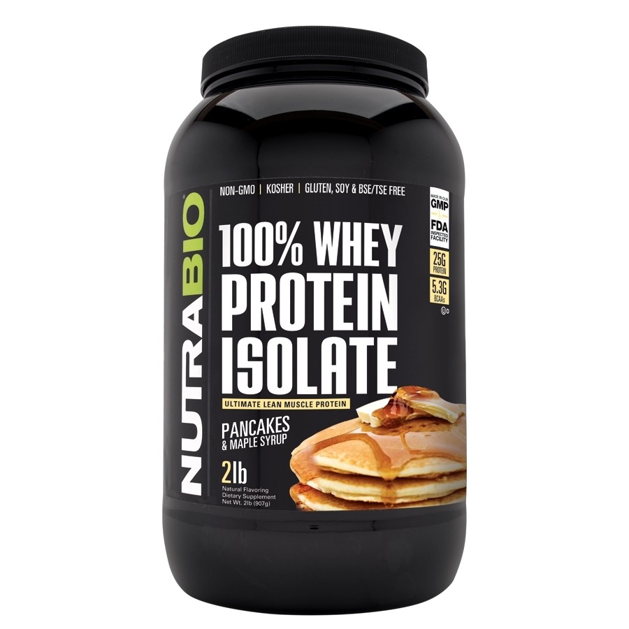 Nutrabio Whey Protein Isolate - Pancakes and Maple Syrup