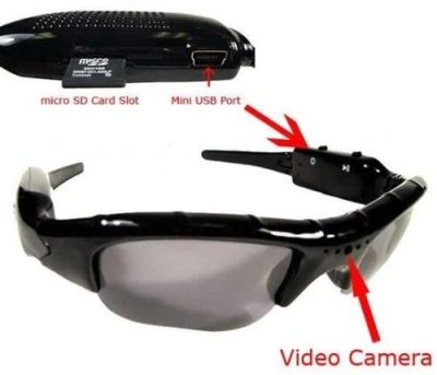 Gafas Camara De Sol Espia Video Audio Foto Lente Polarizado