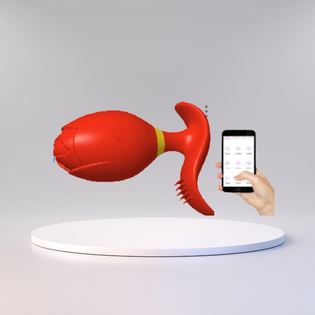 Wireless vibrating butt plug with remote control