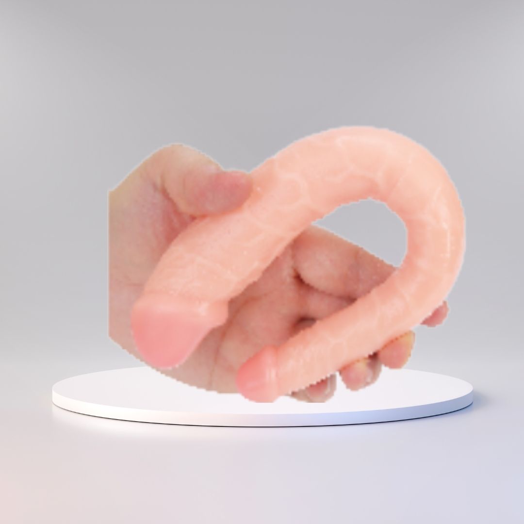 Double-sided dildo for lesbian women, G-spot stimulation, orgasm