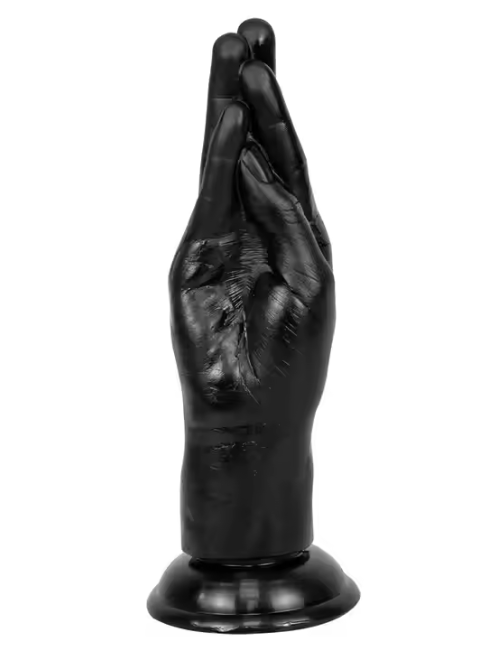 Realistic handheld dildo black