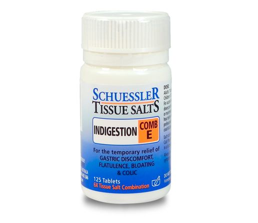 Schuessler Tissue Salts Comb E (Indigestion) 125t