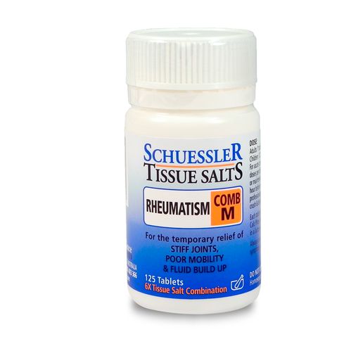 Schuessler Tissue Salts | Comb M (Rheumatism) 125t
