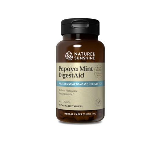 Papaya Mint Digestaid Chewable 70 Tablets