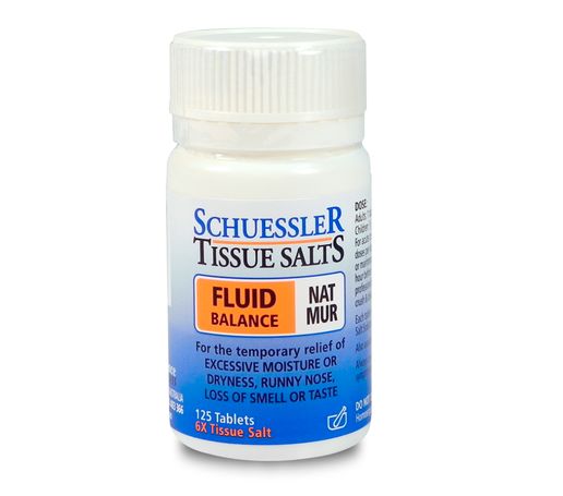 Schuessler Tissue Salts Nat Mur (Fluid Balance) 125t