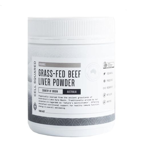 Organic Grass-Fed Beef Liver Powder - 180g