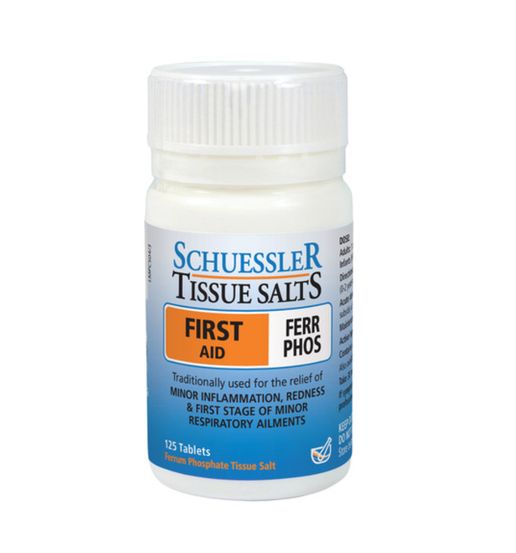 Schuessler Tissue Salts Ferr Phos (First Aid) 125t