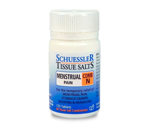 Schuessler Tissue Salts Comb N (Menstrual Pain) 125t