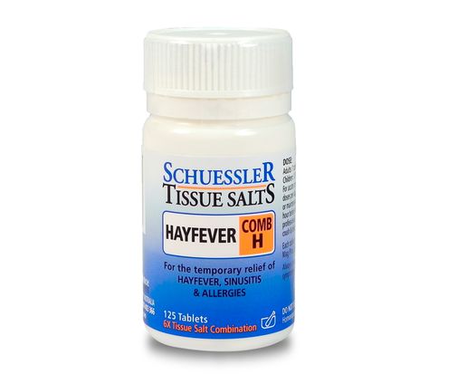 Schuessler Tissue Salts Comb H (Hayfever) 125t