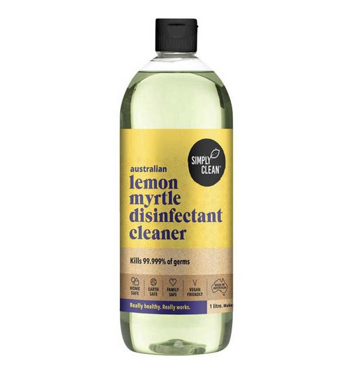Disinfectant Cleaner, Scent: Lemon Myrtle, Size: 1L Bottle
