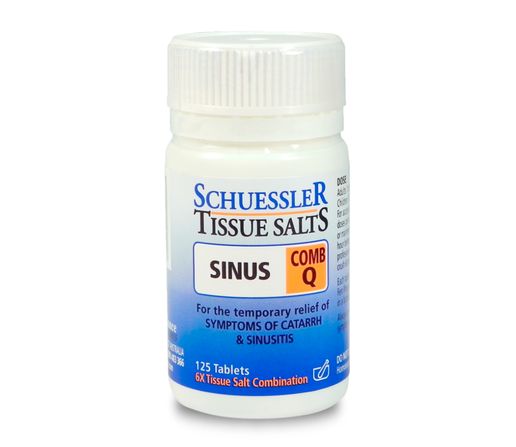 Schuessler Tissue Salts Combination Q (Sinus) 125t